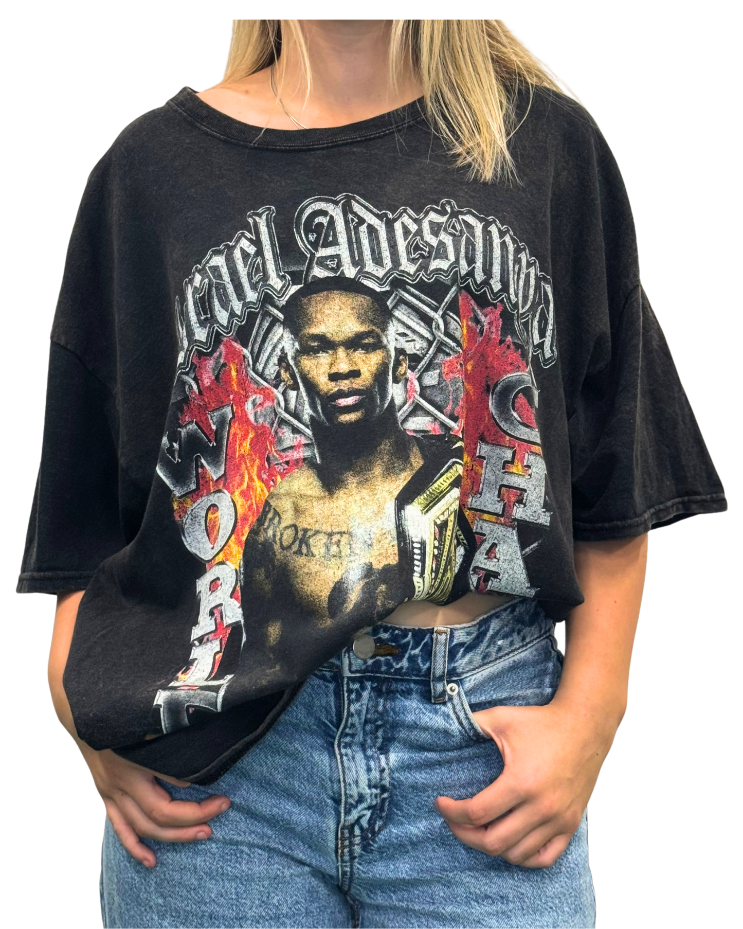 Goat Crew Israel Adesanya World Champ Tee