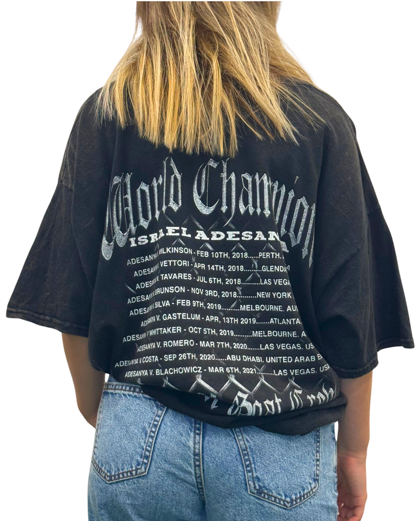 Goat Crew Israel Adesanya World Champ Tee