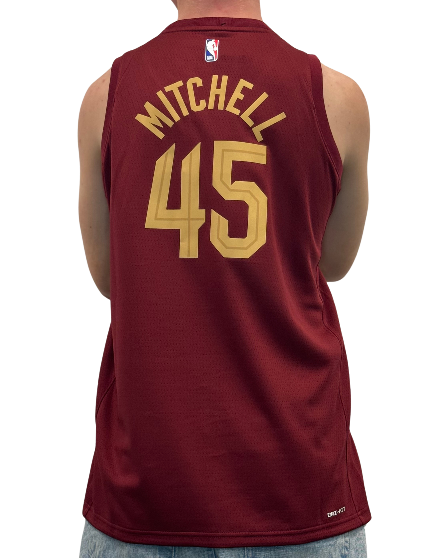 Nike Cleveland Cavaliers Icon Edition Swingman NBA Jersey 2024/25 Youth Jersey - Donovan Mitchell (#45)