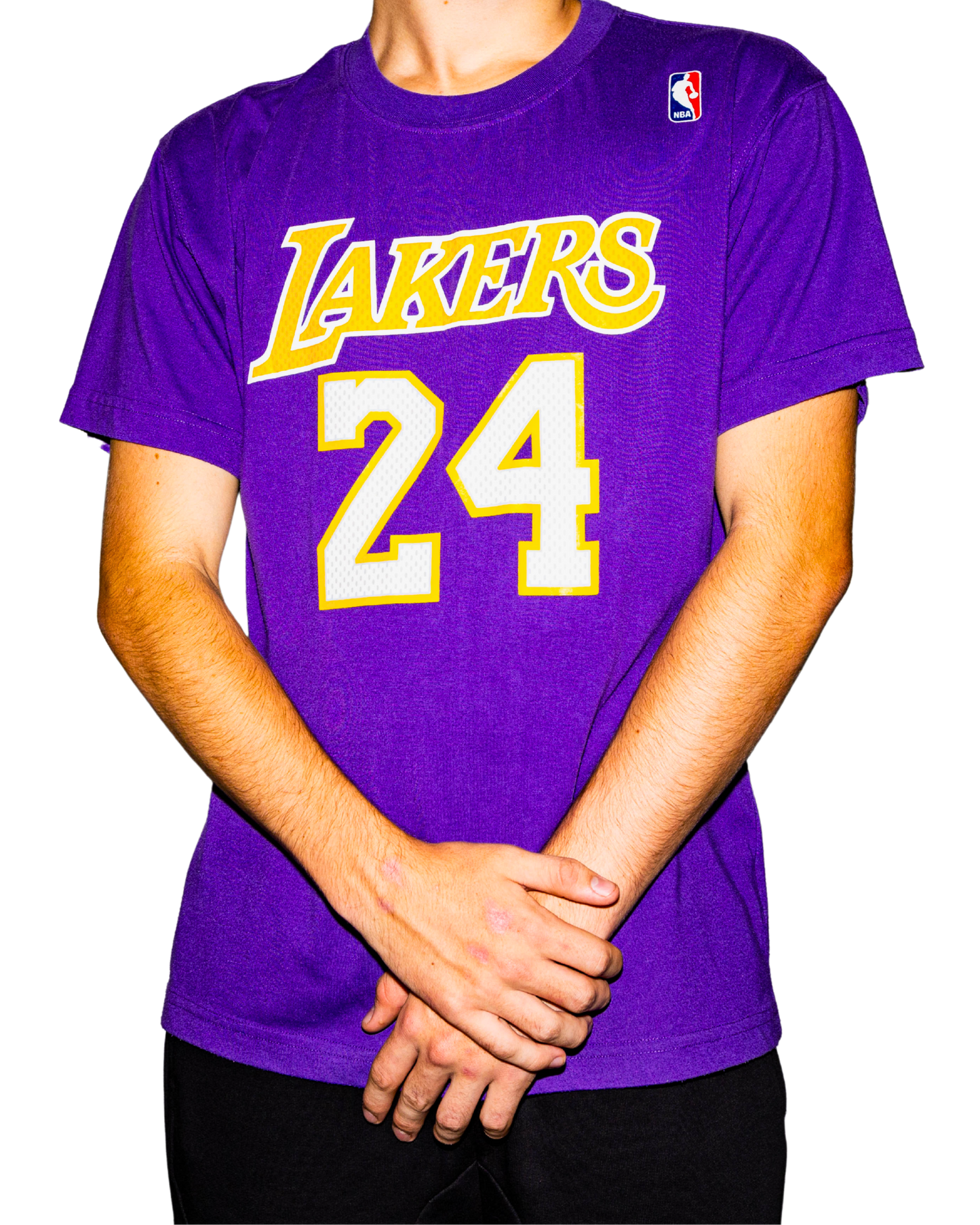 adidas Los Angeles Lakers Purple Jersey Tee - Kobe Bryant #24