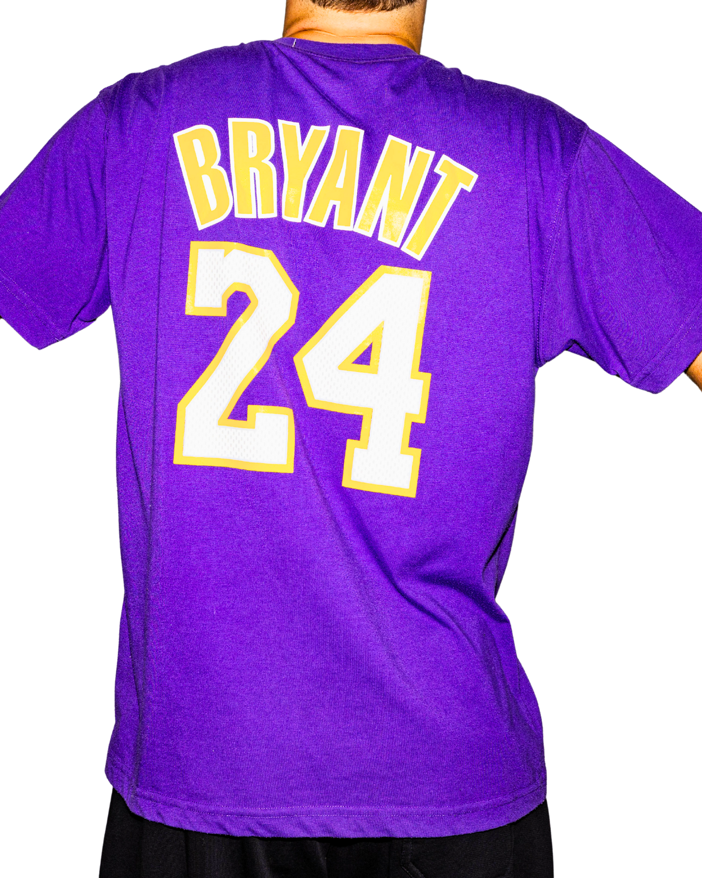 adidas Los Angeles Lakers Purple Jersey Tee - Kobe Bryant #24