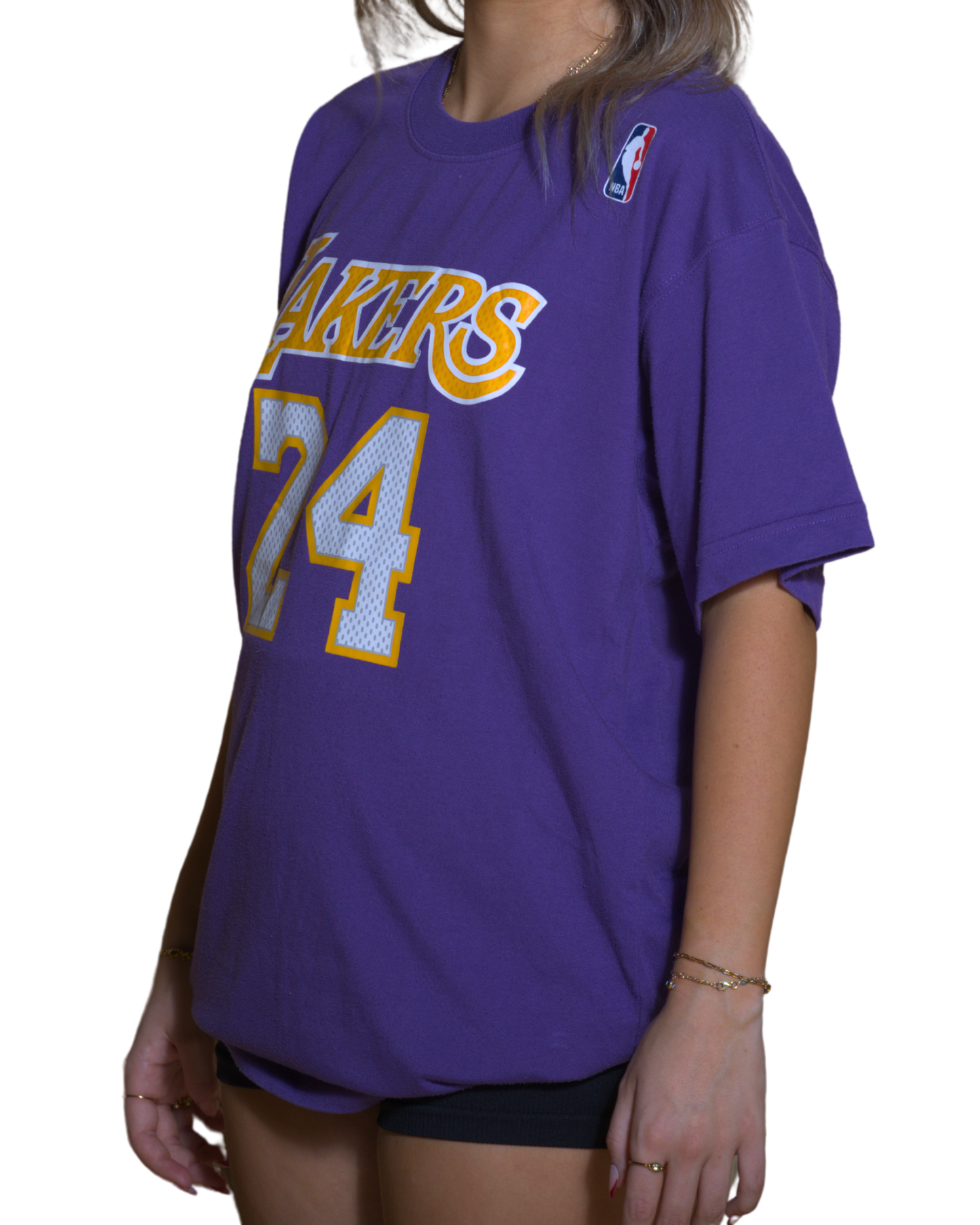 adidas Los Angeles Lakers Purple Jersey Tee - Kobe Bryant #24