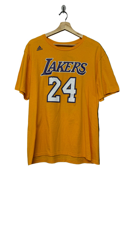 adidas Los Angeles Lakers Gold Jersey Gold Tee - Kobe Bryant (#24)
