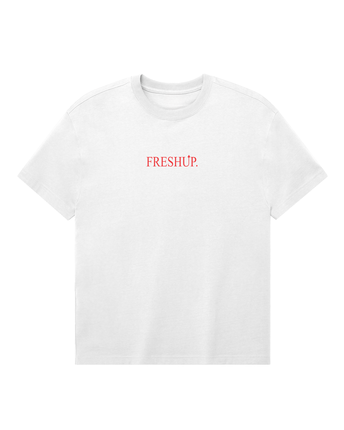 Times Fresh Roman Tee - White / Red