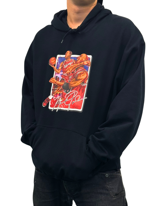 Retro Kings Jordan Watercolour Stacked Hoodie