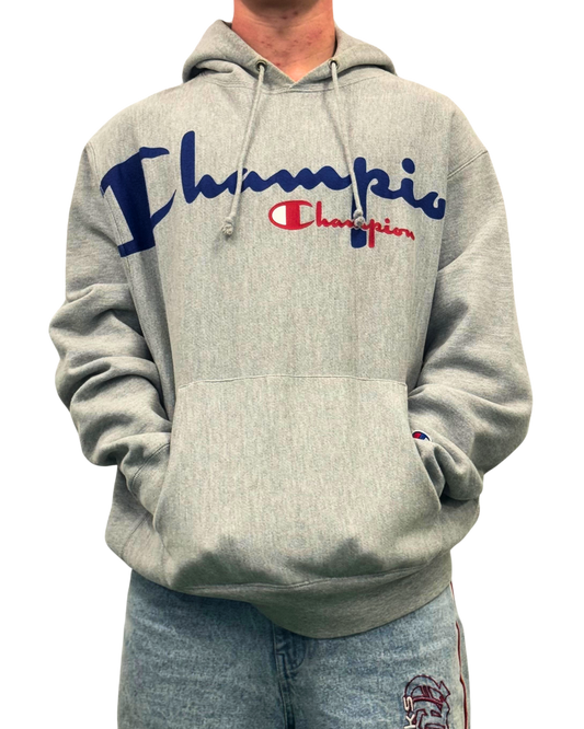 Champion Dual Script Reverse Weave Hoodie