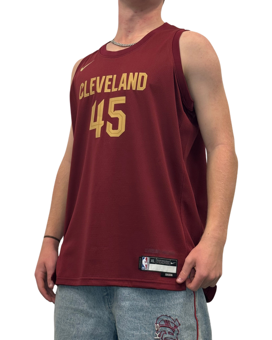 Nike Cleveland Cavaliers Icon Edition Swingman NBA Jersey 2024/25 Youth Jersey - Donovan Mitchell (#45)