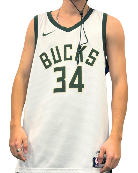 Nike Milwaukee Bucks Association Edition Swingman NBA Jersey 2024/25 Jersey - Giannis Antetokounmpo (#34)