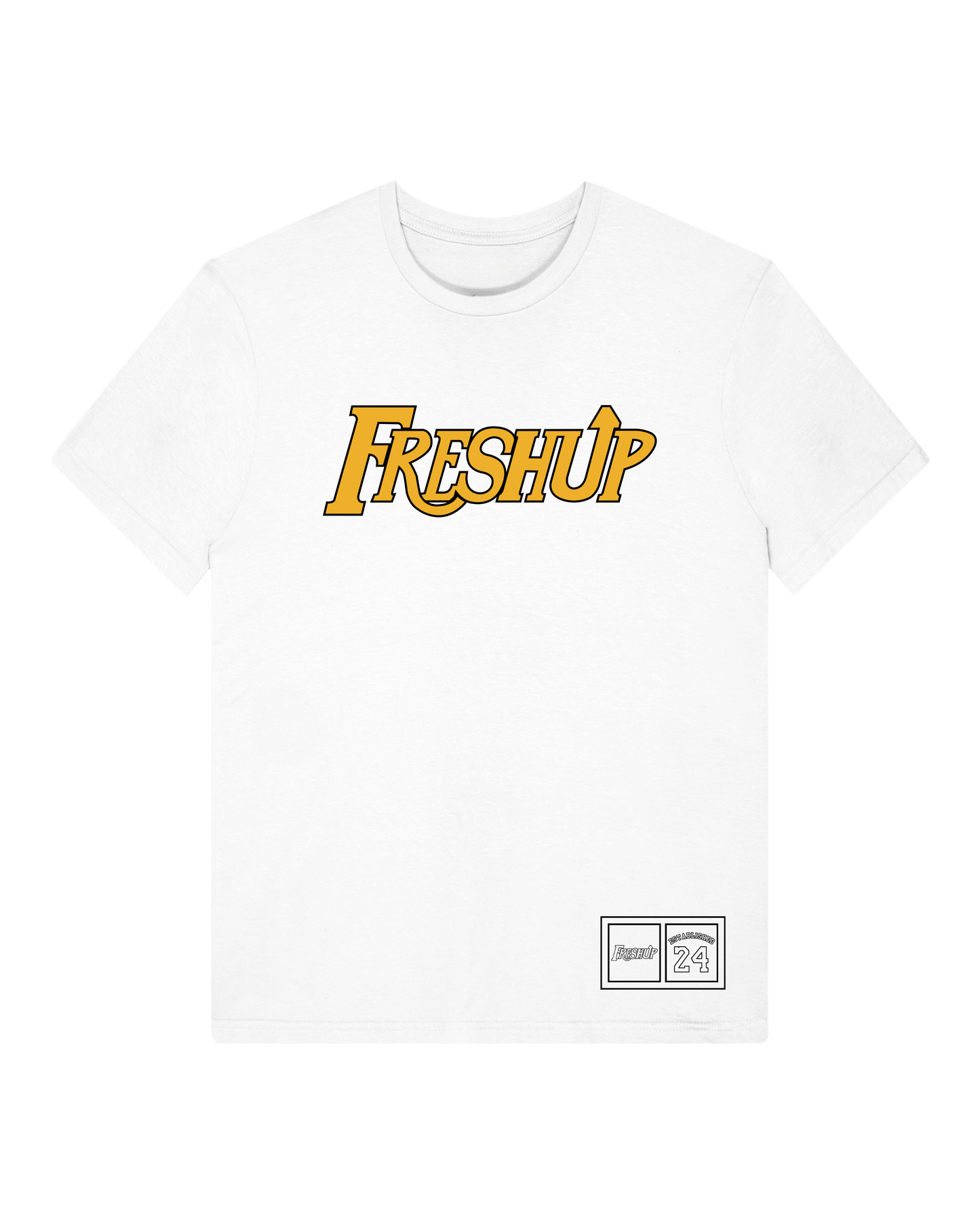 The Establishment Tee - White / Laker Gold