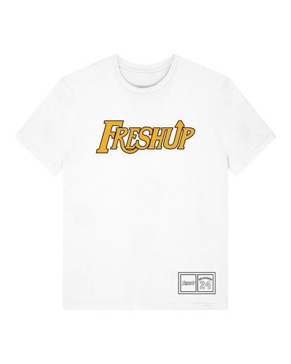 The Establishment Tee - White / Laker Gold
