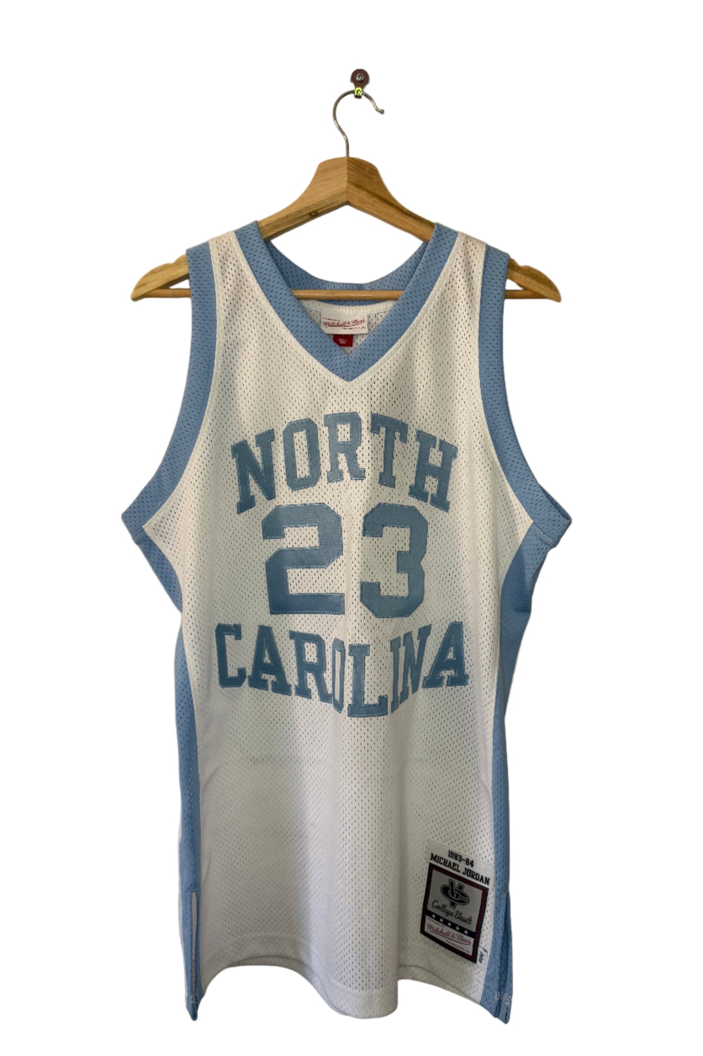 Mitchell & Ness University of North Carolina (UNC) Away Authentic NBA Jersey 1983/84 - Michael Jordan (#23)