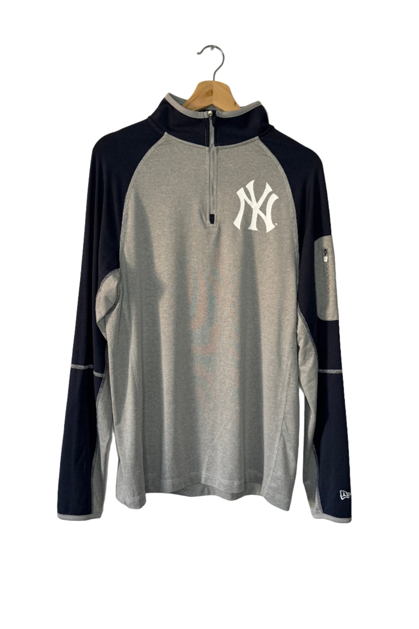 New Era New York Yankees Quarter Zip Athletic Top