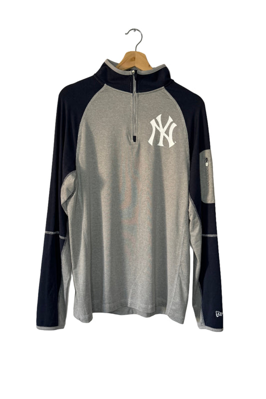 New Era New York Yankees Quarter Zip Athletic Top