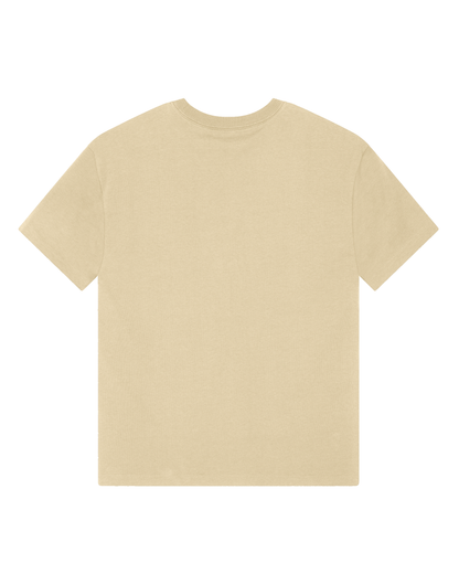 Times Fresh Roman Tee - Beige / Black
