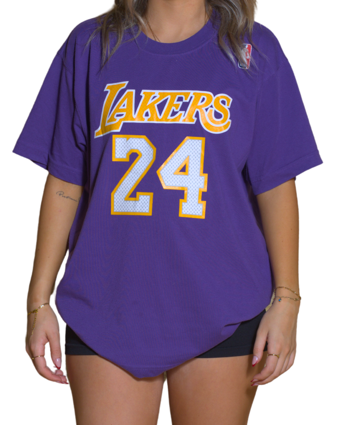 adidas Los Angeles Lakers Purple Jersey Tee - Kobe Bryant #24