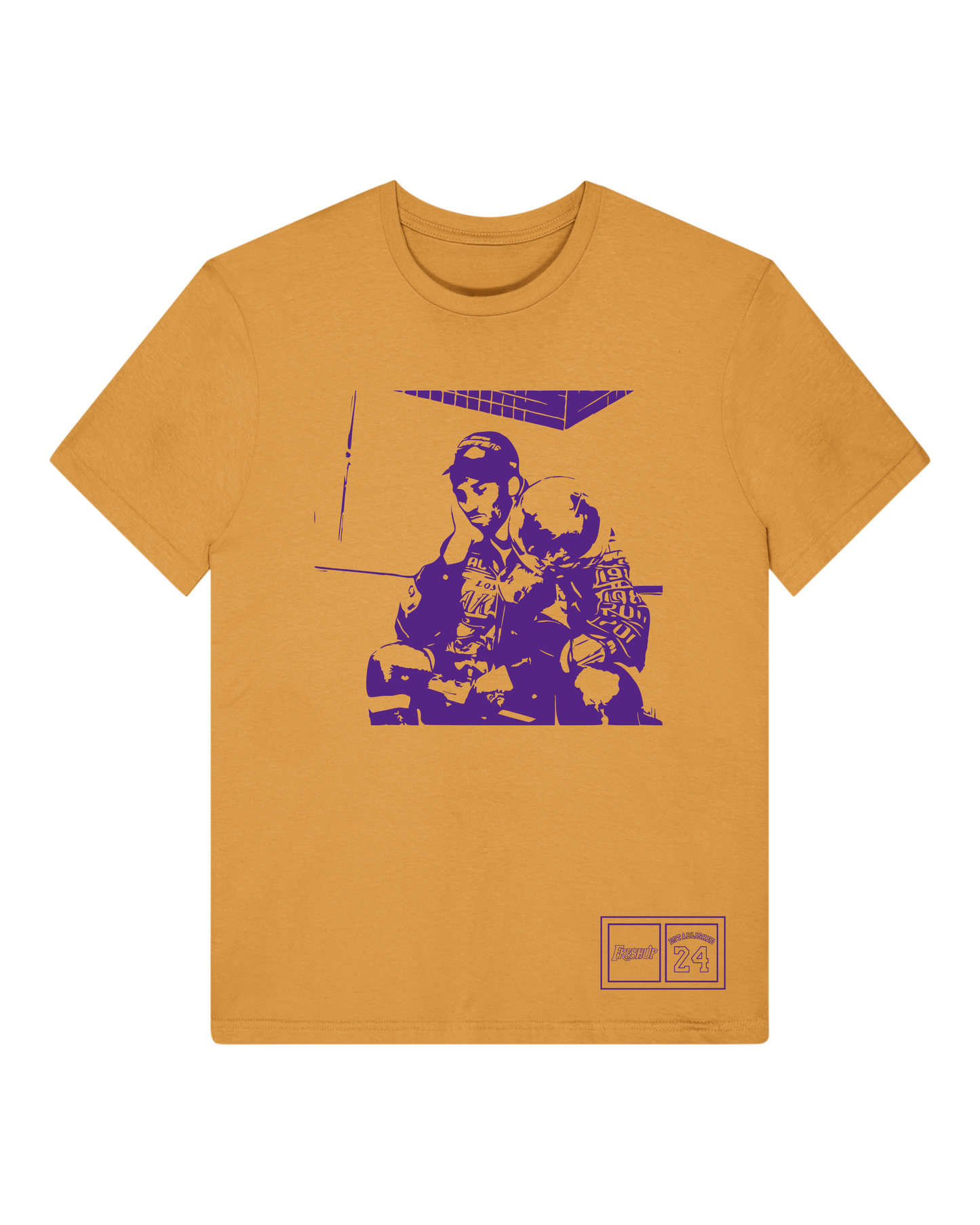 Mamba Thoughts Tee - Mustard / Showtime Purple