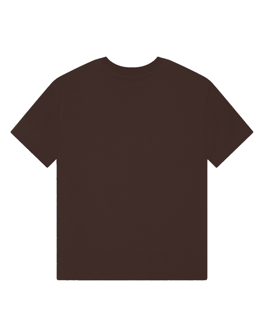 Times Fresh Roman Tee - Brown / Light Grey