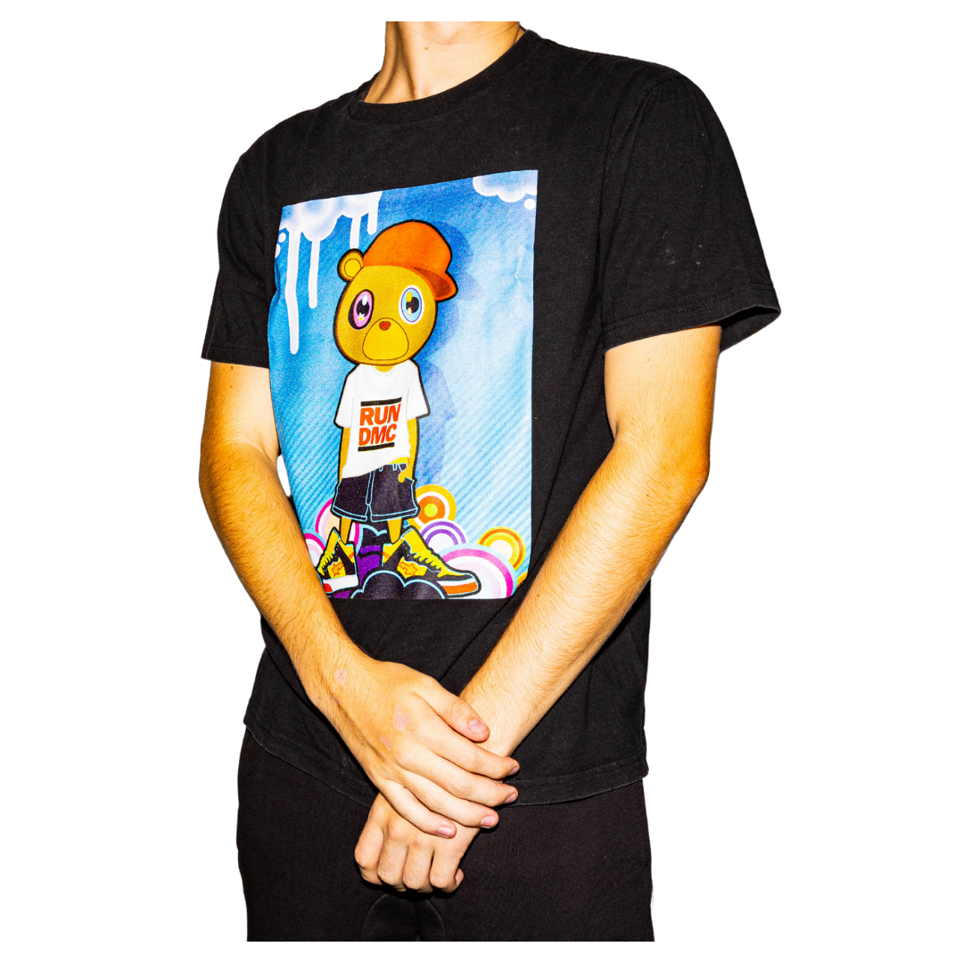 Kanye West Run DMC Bear Tee (Black)