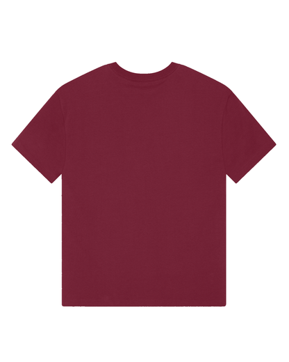 Times Fresh Roman Tee - Maroon / Baby Pink