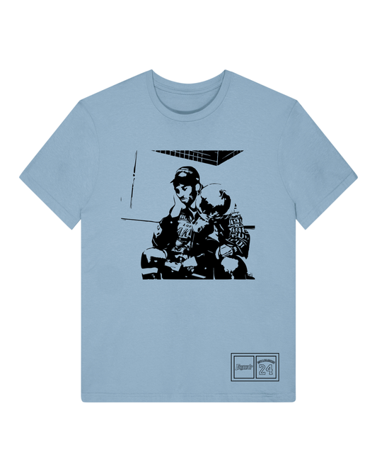 Mamba Thoughts Tee - Sky Blue / Black