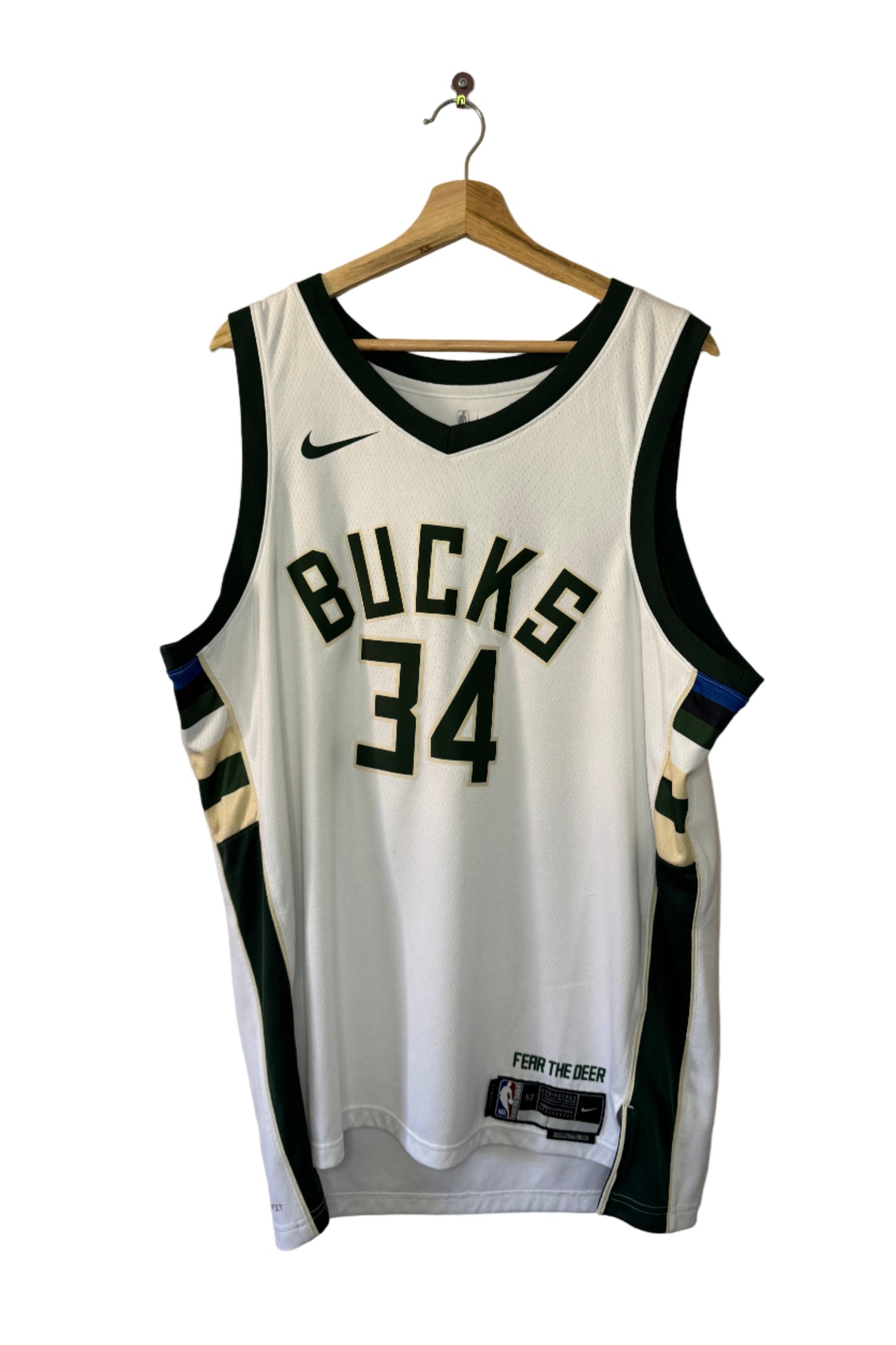 Nike Milwaukee Bucks Association Edition Swingman NBA Jersey 2024/25 Jersey - Giannis Antetokounmpo (#34)