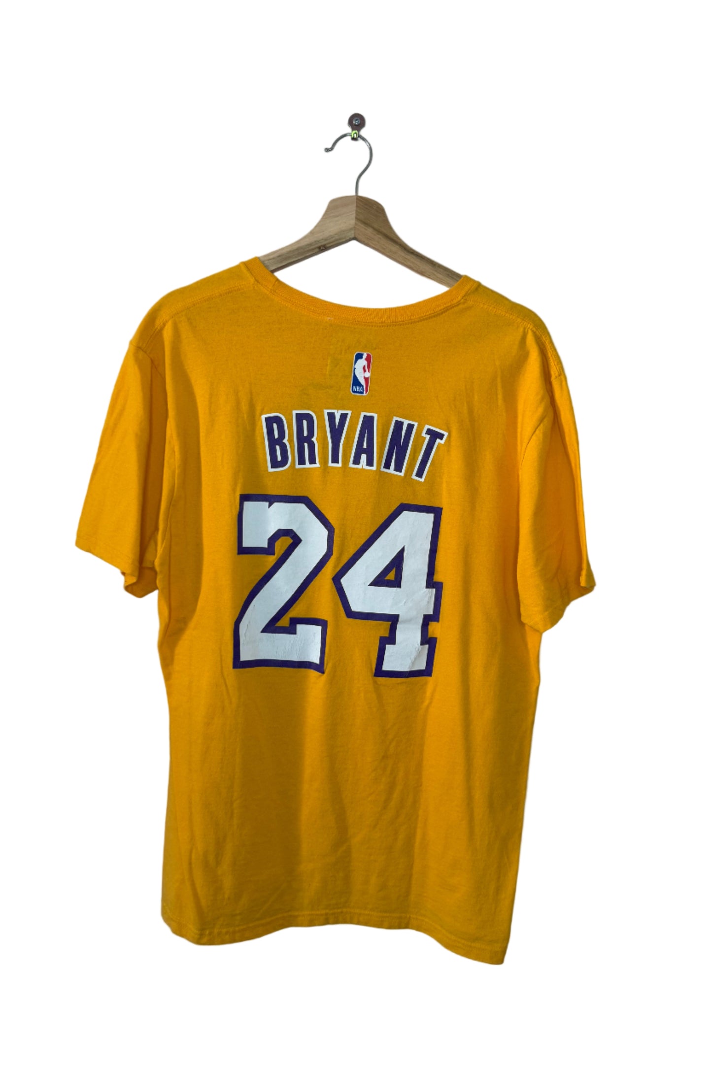 adidas Los Angeles Lakers Gold Jersey Tee - Kobe Bryant (#24)