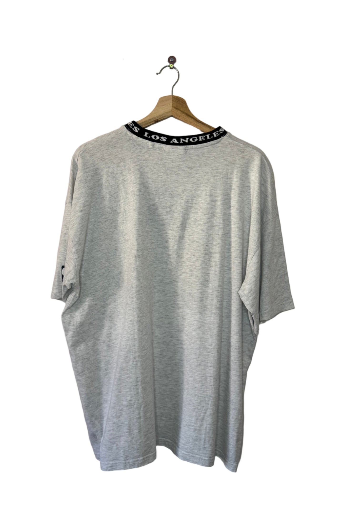 Factorie Los Angeles Lakers Neck Script Tee (Light Grey)