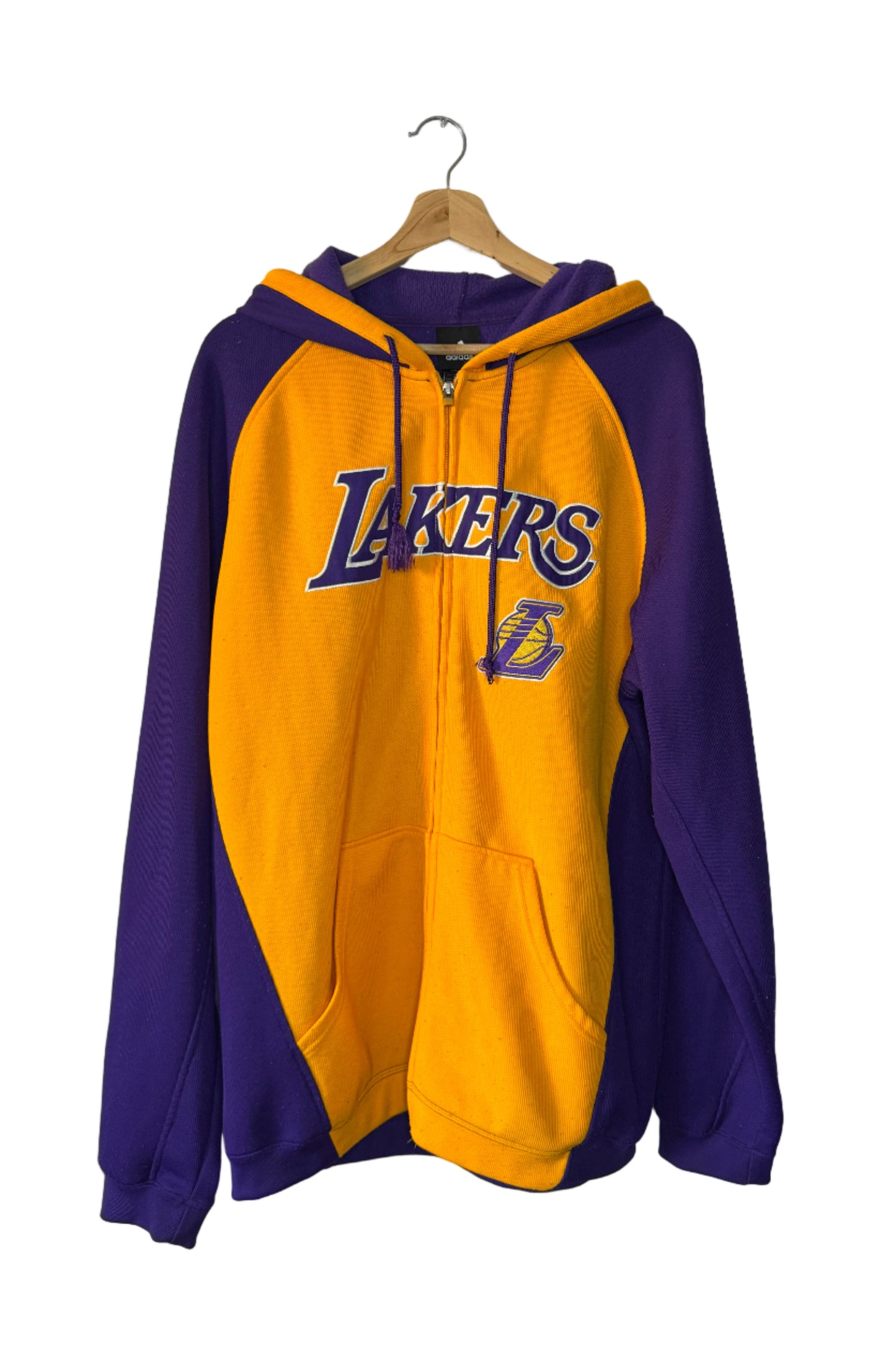 adidas Retro Lakers Warm-Up Zip-Up Hoodie